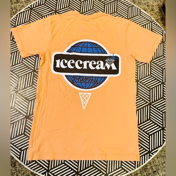 Orange BBC x Icecream T-shirt Sz Small - Picture 1 of 2